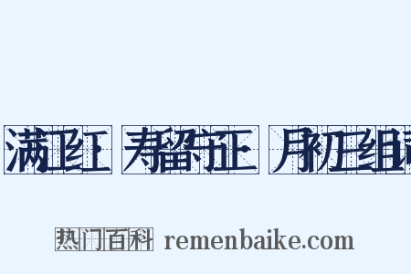 满江红·寿留守正·月初三组词是什么意思的图片